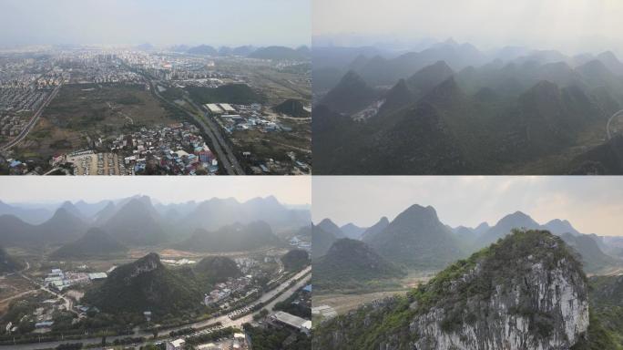 桂林山水航拍4K
