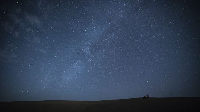 星空延时摄影素材