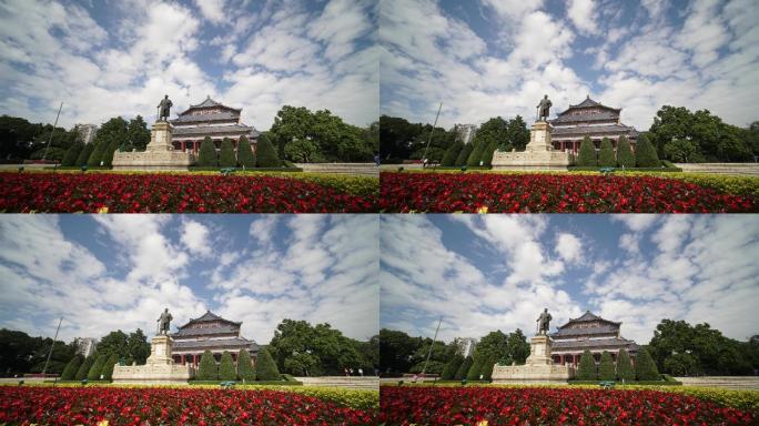 4K广州中山纪念堂延时拍摄3