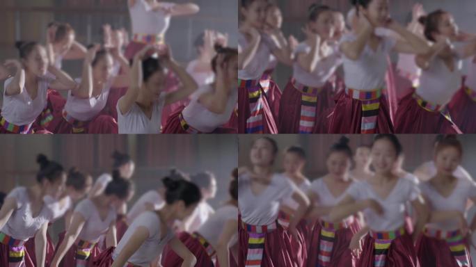 清纯美女大学生舞蹈表演