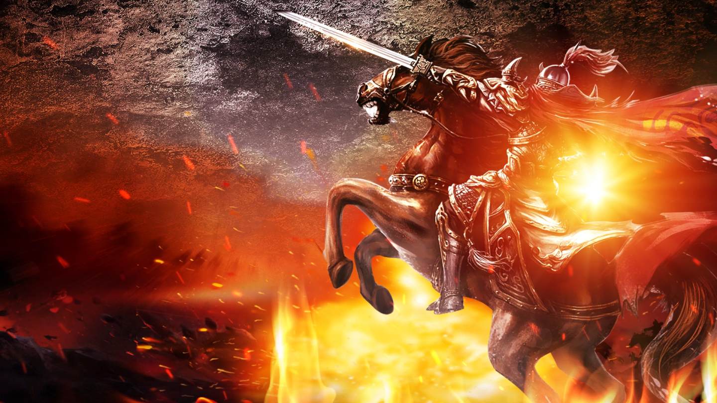 古代战争誓师大会背景