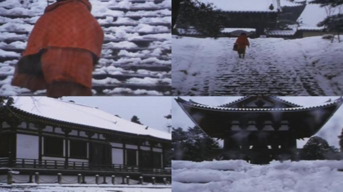 80年代冬季日本大华严寺