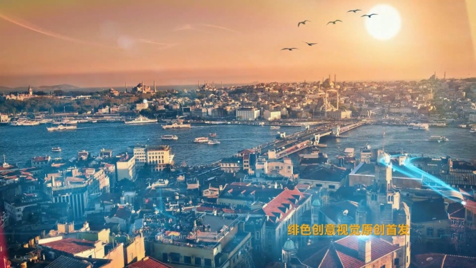 edius企业宣传片城市风景展示视频模板