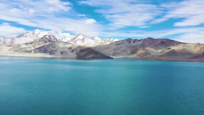新疆北疆白沙湖4K高清素材