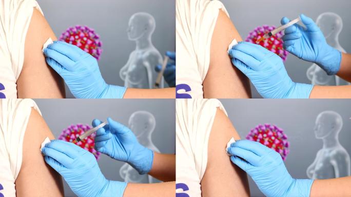 新冠病毒疫苗注射针剂打针治疗