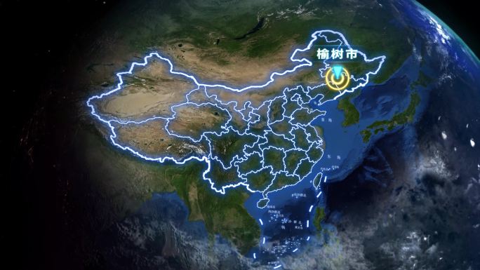 榆树市地球定位俯冲地图