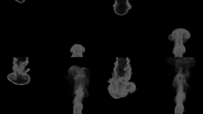 烟雾素材带通道