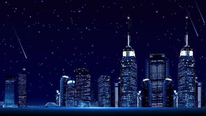 城市夜景背景