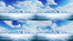 雪山背景视频素材下载 雪山背景ae模板下载 Vj师网