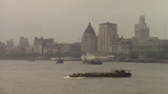 80年代上海黄浦江游轮