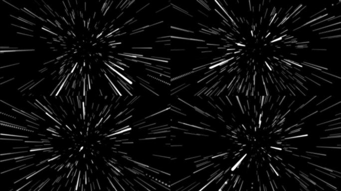 4K光线穿梭速度感