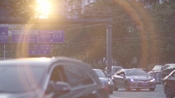 广州上下班高峰期的车流与人流2
