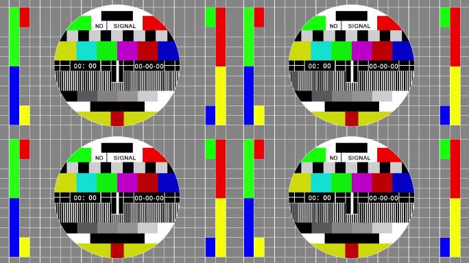 电视画面无信号（圆形1）4K