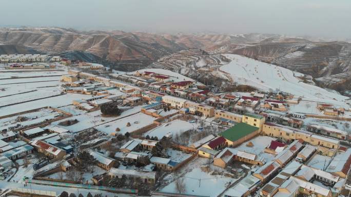 黄土高原雪景1