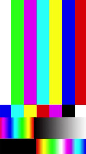 电视无信号(竖幅,两款)视频素材