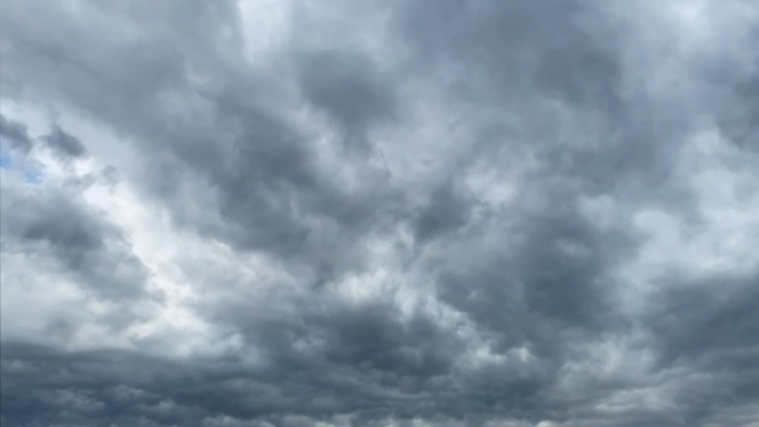 【HD天空】大雨将至乌云翻滚缓慢云动阴云