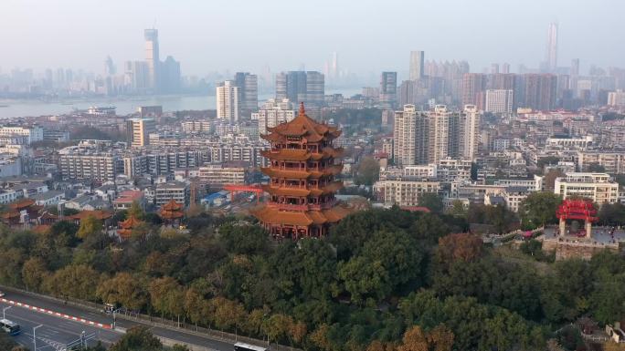 武汉黄鹤楼环绕延时