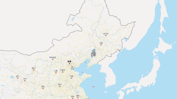 沈阳区域地图定位