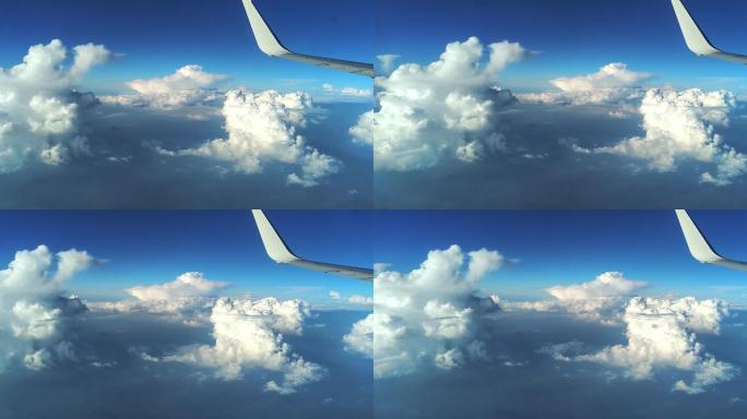 飞机窗外的云01