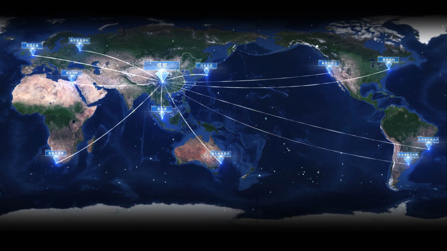 【原创】4K成都谷歌地图辐射全国全世界