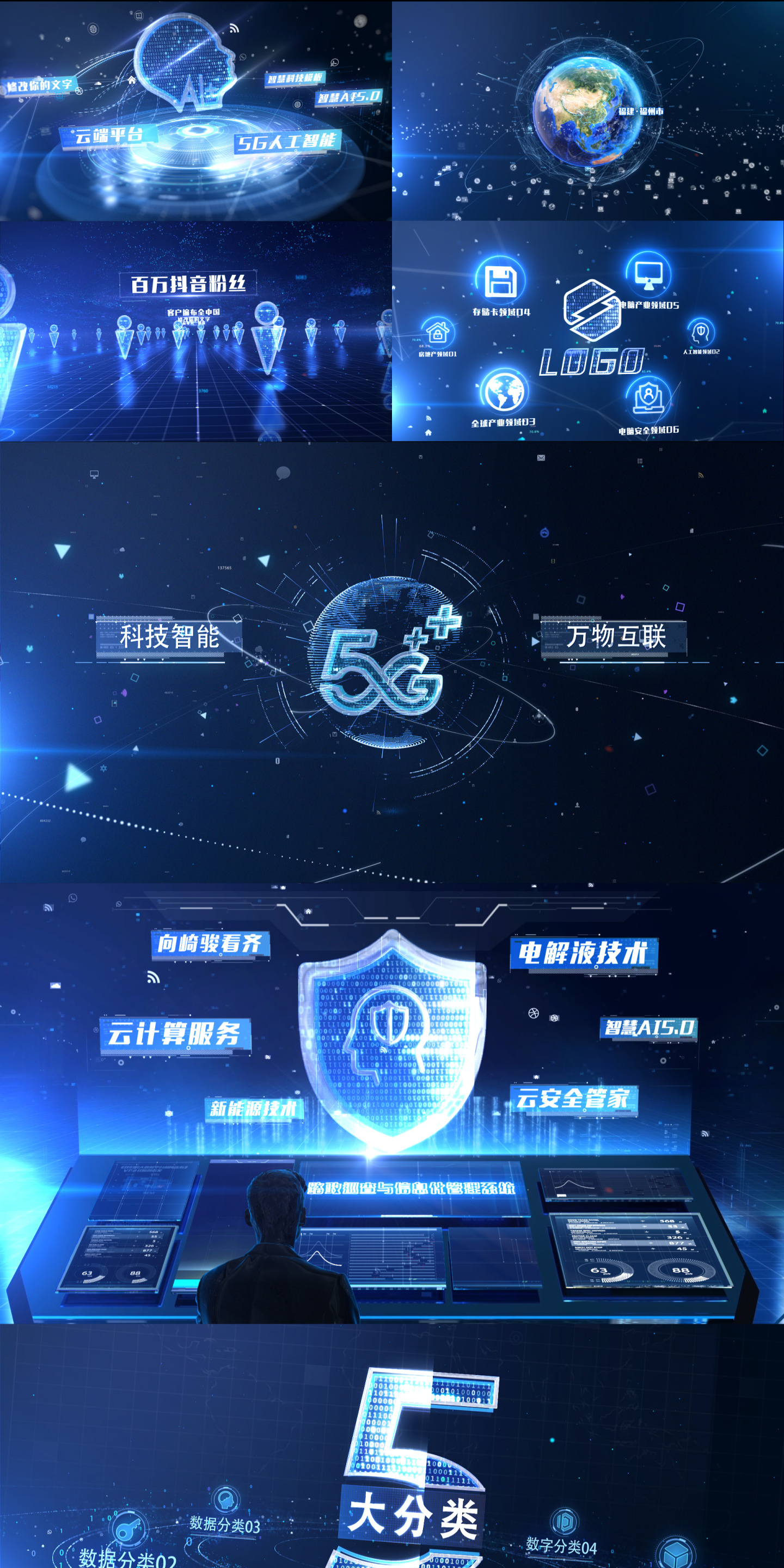 【原创】科技文字信息介绍展示