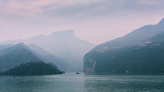 夔门 瞿塘峡延时风光4K