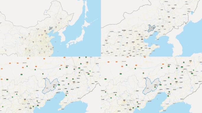 朝阳市区域平面地图