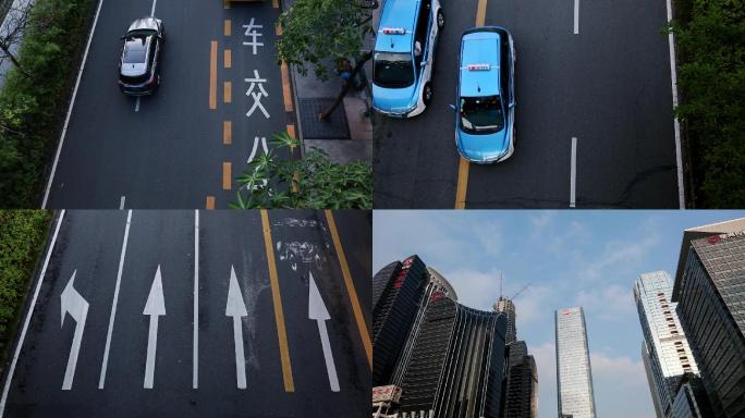 深圳道路城市交通实拍