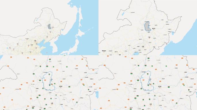 大庆市区域平面地图