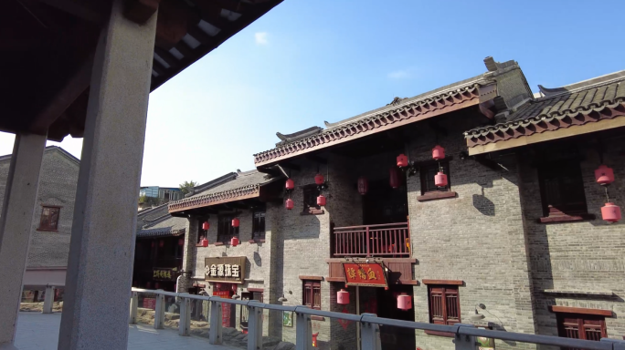 南宁三街两巷古风步行街实拍