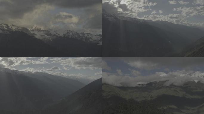 梅里雪山日出、云海，4k，clog格式