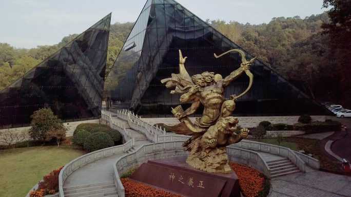南京抗日航空烈士纪念馆航拍