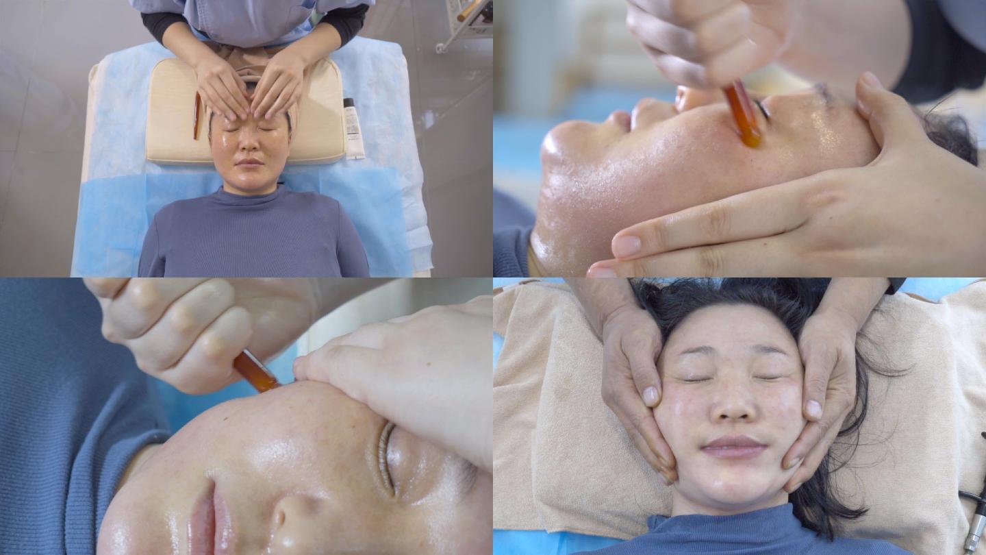 4K女性脸部护肤-整骨-脸部美容SPA