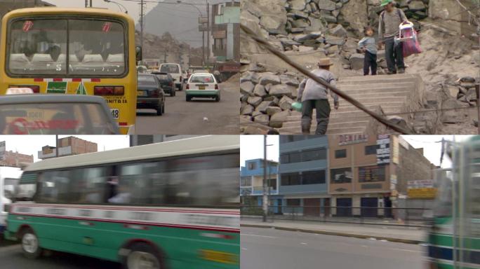 80年代秘鲁利马城市街道