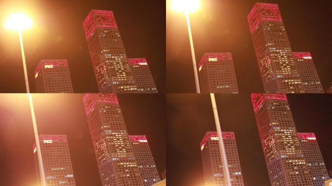 北京PICC大厦CBD夜景