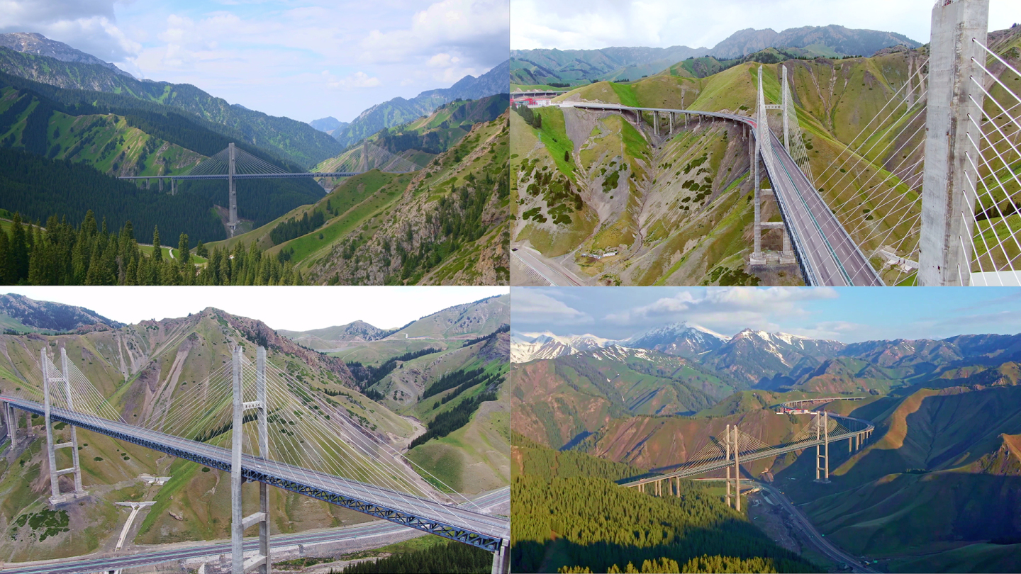 新疆旅游地-果子沟大桥
