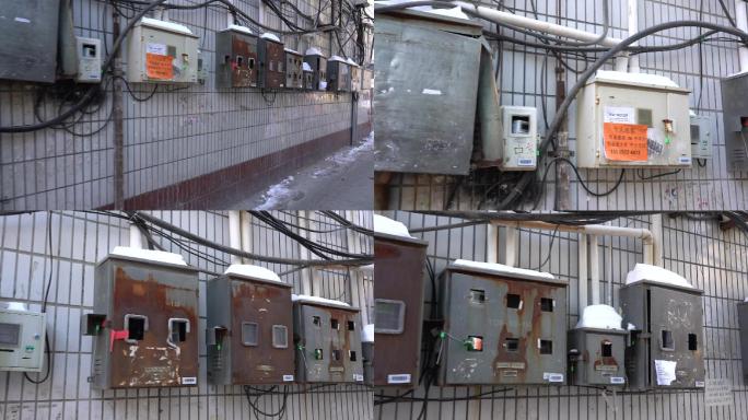 小区旧电表箱