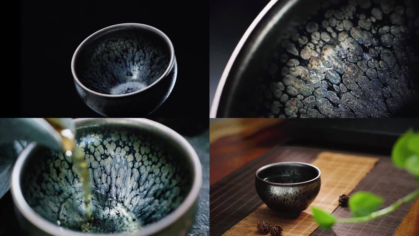 建盏：黑釉茶杯茶道茶文化