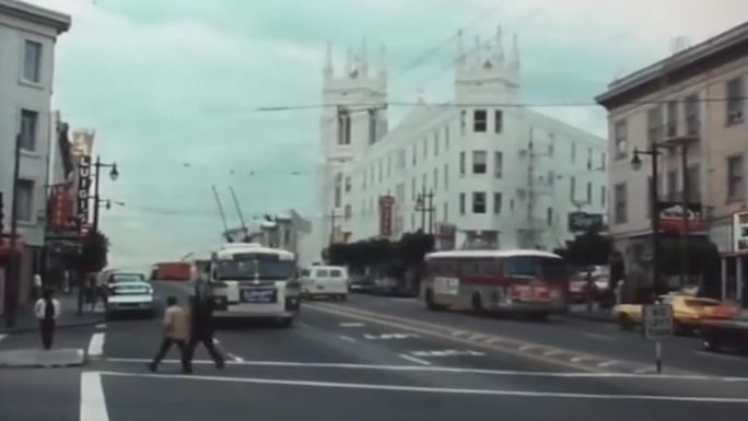 70年代美国洛杉矶街景