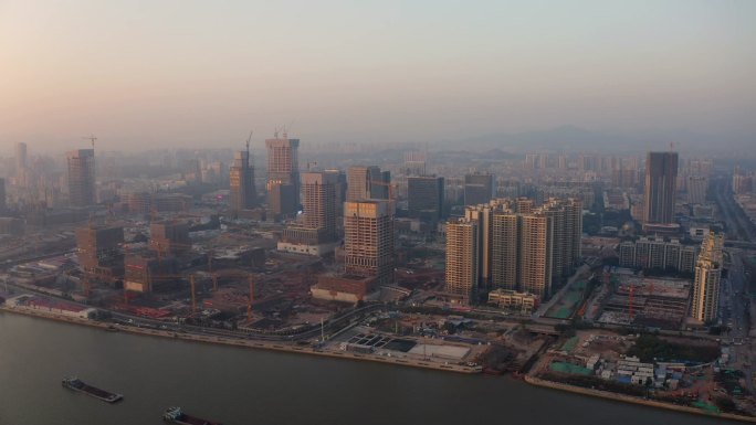 航拍广州国际金融城