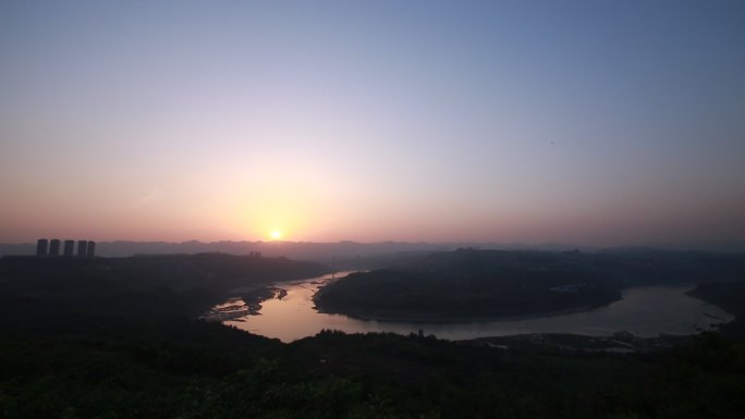 日落空镜头