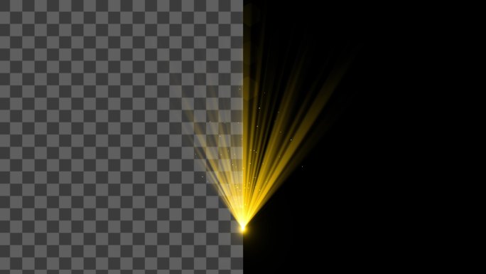 【4K】两款发光光束素材带alpha