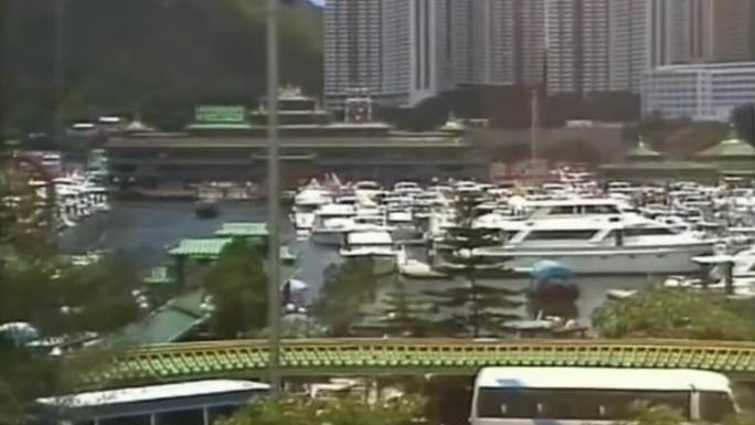 80年代香港维多利亚港
