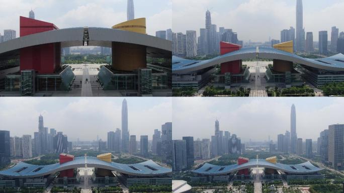 深圳城市市民中心4K航拍