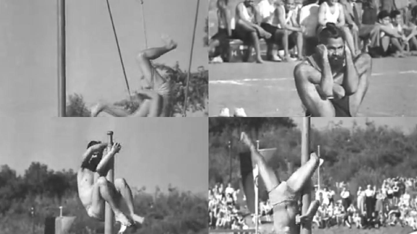 50年代印度瑜伽表演