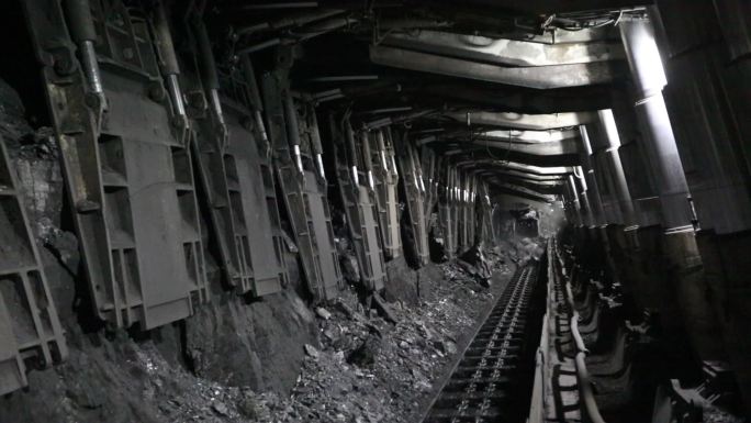 工作面采煤皮带运煤井下采煤煤矿