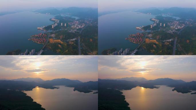 太平湖鄱阳湖太湖洞庭湖水光山色水天一色