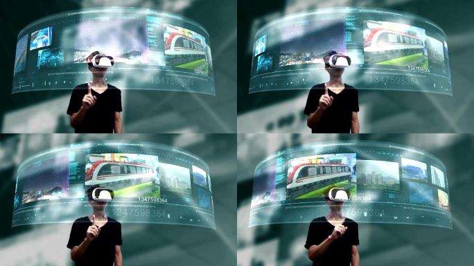 VR虚拟现实视频AE模板