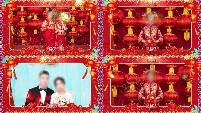 【原创】中国风新年春节古典婚礼庆典视频框