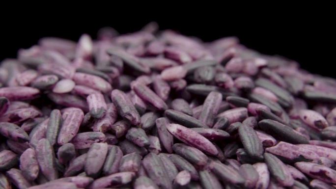 紫糯米产品特写实拍